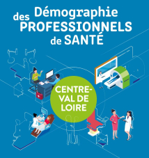 Visuel du rapport 2022 de l'ORS - Démographie des professionnels de santé Centre-Val de Loire 