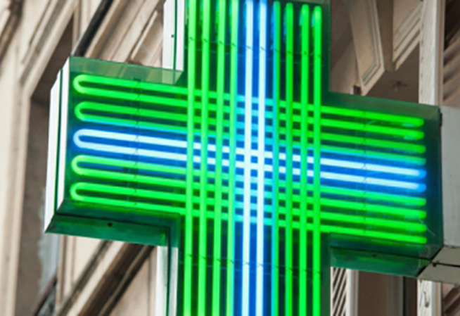 Visuel croix pharmacie