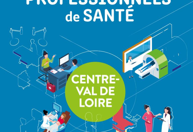 Visuel du rapport 2022 de l'ORS - Démographie des professionnels de santé Centre-Val de Loire 