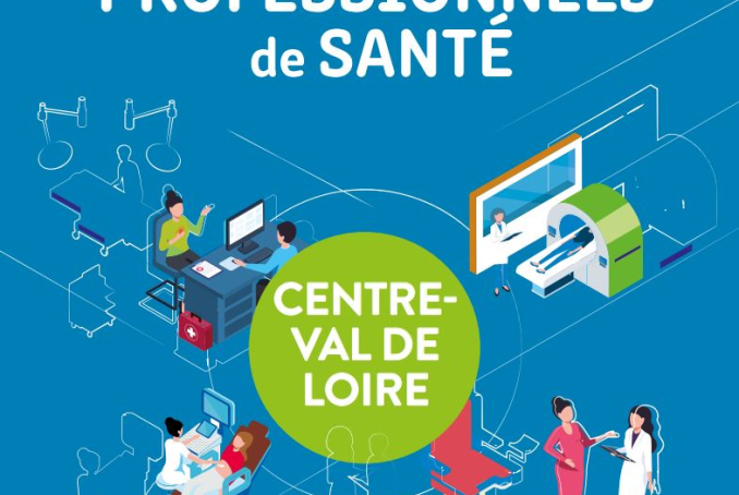 Visuel du rapport 2022 de l'ORS - Démographie des professionnels de santé Centre-Val de Loire 