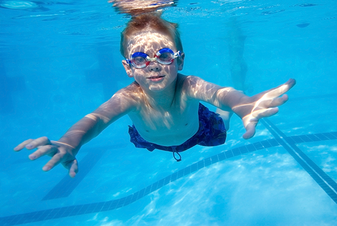 Visuel eau piscine