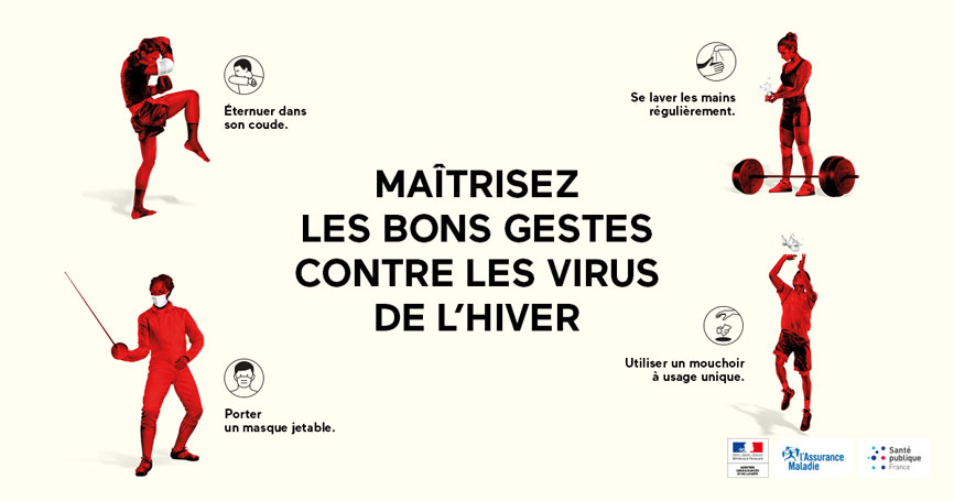 Maîtrisez les bons gestes contre les virus de l'hiver