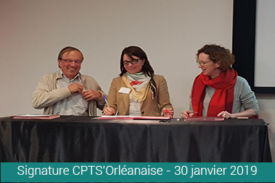 Signature de la CPTS'Orléanaise