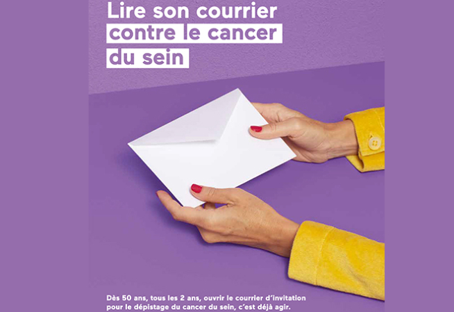 Image illustrant le courrier concernant le dépistage