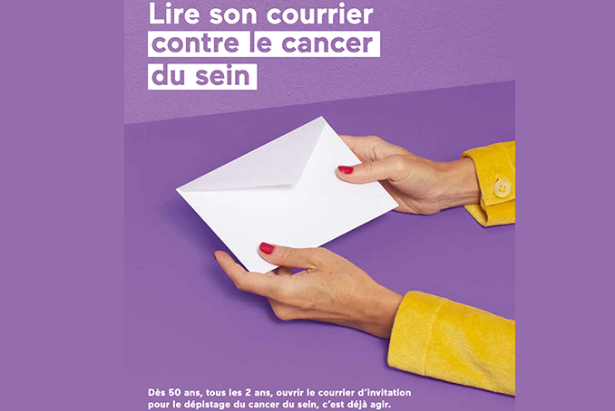 Image illustrant le courrier concernant le dépistage