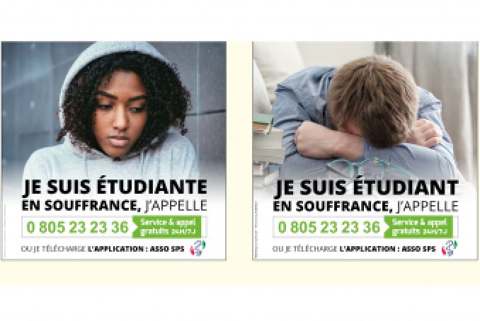 Photo d'étudiants en détresse